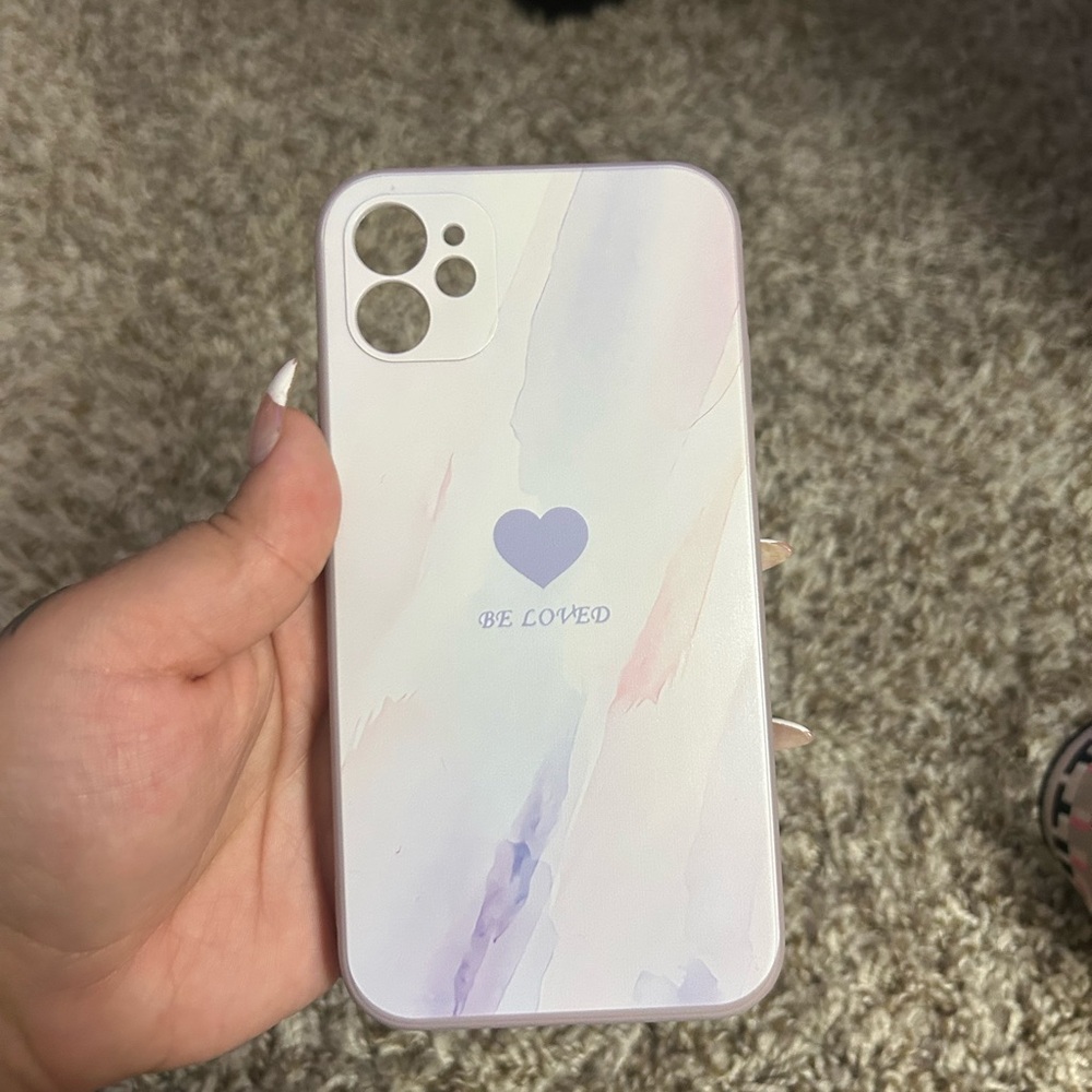 Cute purple case for iPhone 11